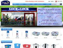 Tablet Screenshot of locknlock.in